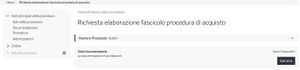 Fascicolo Procedura di Acquisto