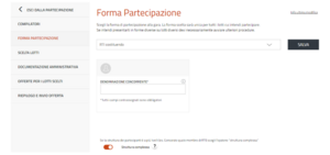 Partecipazione aggregata e aggregata complessa